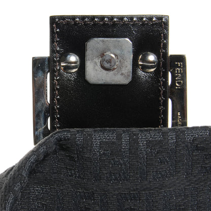 Fendi Velvet Zucchino Suede Mini Mama Baguette Grigio Testa di Moro 8 of 8
