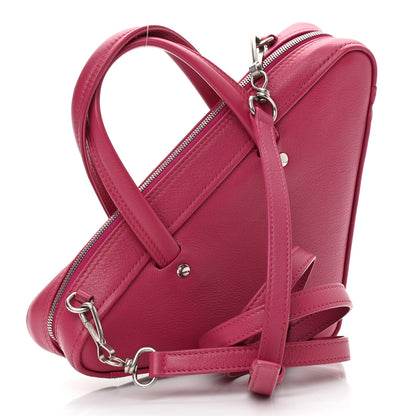 Balenciaga Calfskin XS Triangle Duffle Pink 4 of 21