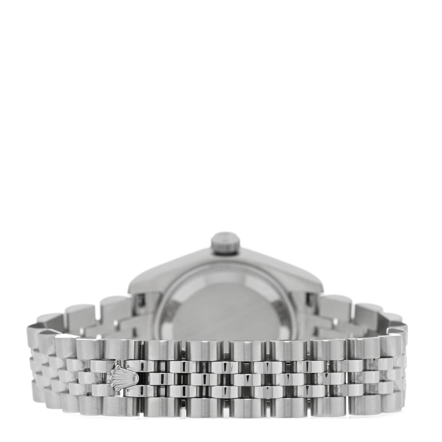 Rolex Stainless Steel 18K White Gold 26mm Oyster Perpetual Datejust Watch Silver Roman 179174 3 of 4