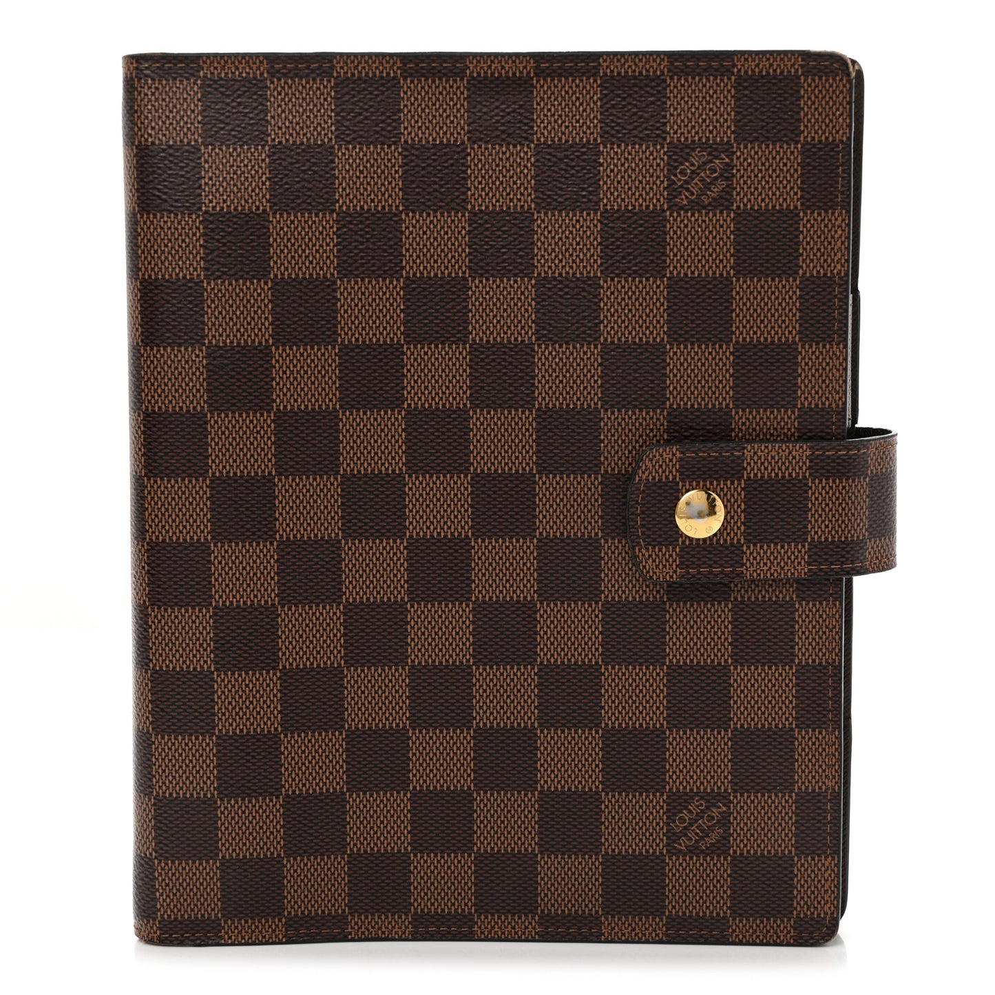 Damier Ebene Large Ring Agenda Cover