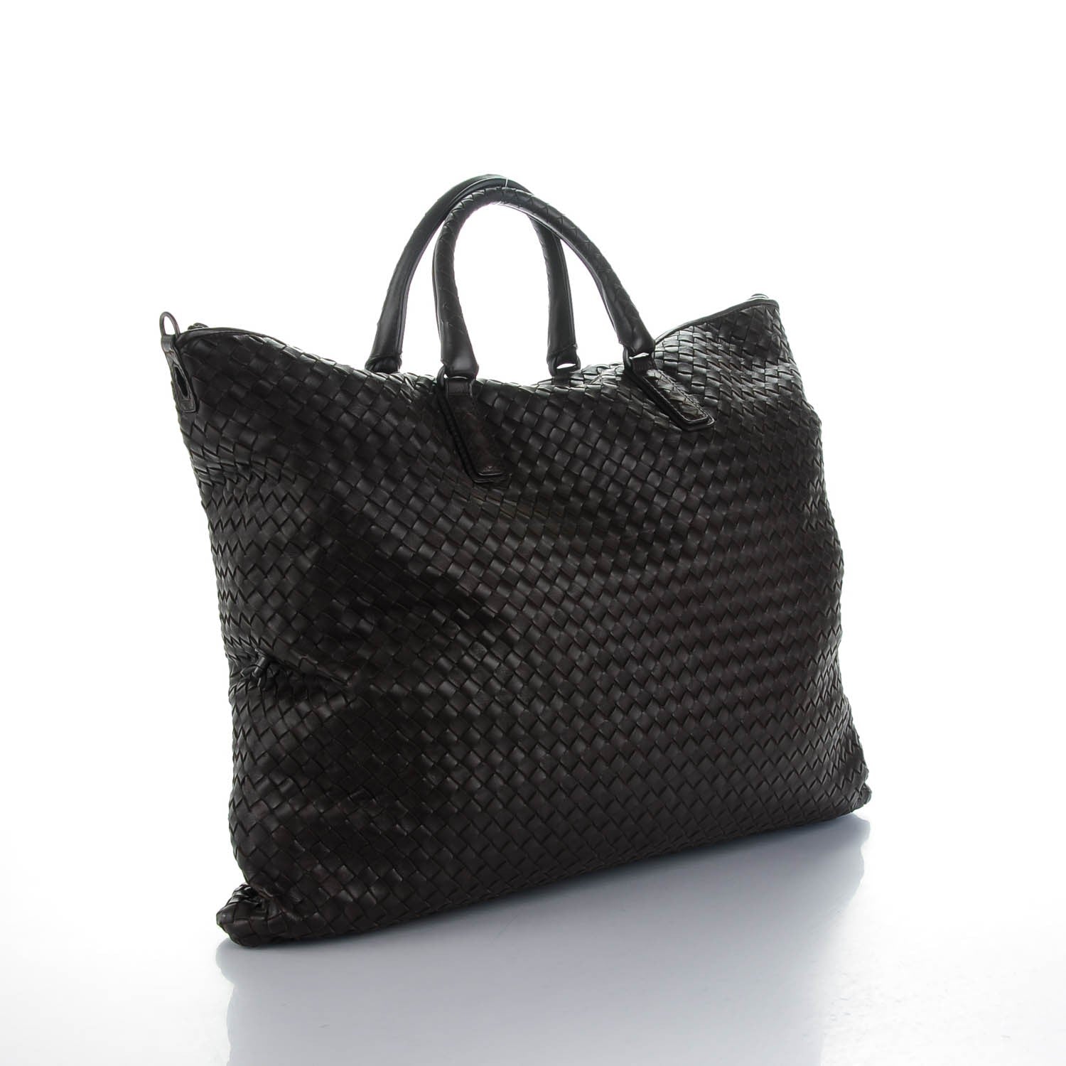 Bottega Veneta Nappa Intrecciato Convertible Bag Ebano 3 of 8