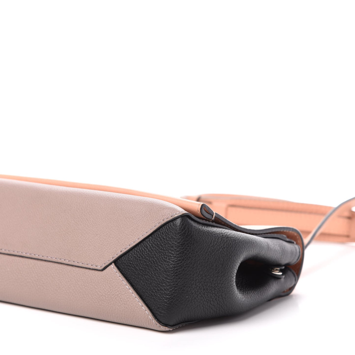 Calfskin Lockme II Chain Bag BB Venus Pink Black Magnolia