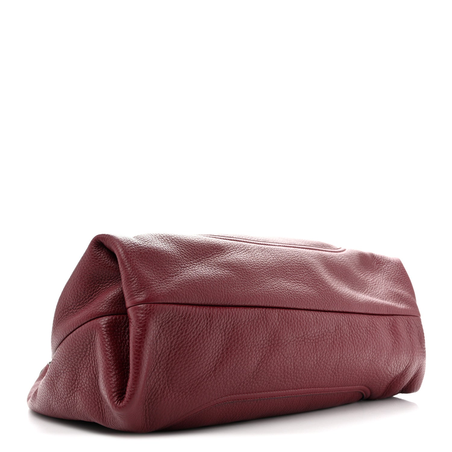 Gucci Grained Calfskin Softbit Maxi Shoulder Bag Rosso Ancora 5 of 15