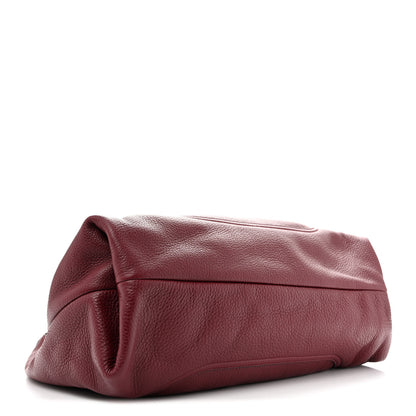 Gucci Grained Calfskin Softbit Maxi Shoulder Bag Rosso Ancora 5 of 15