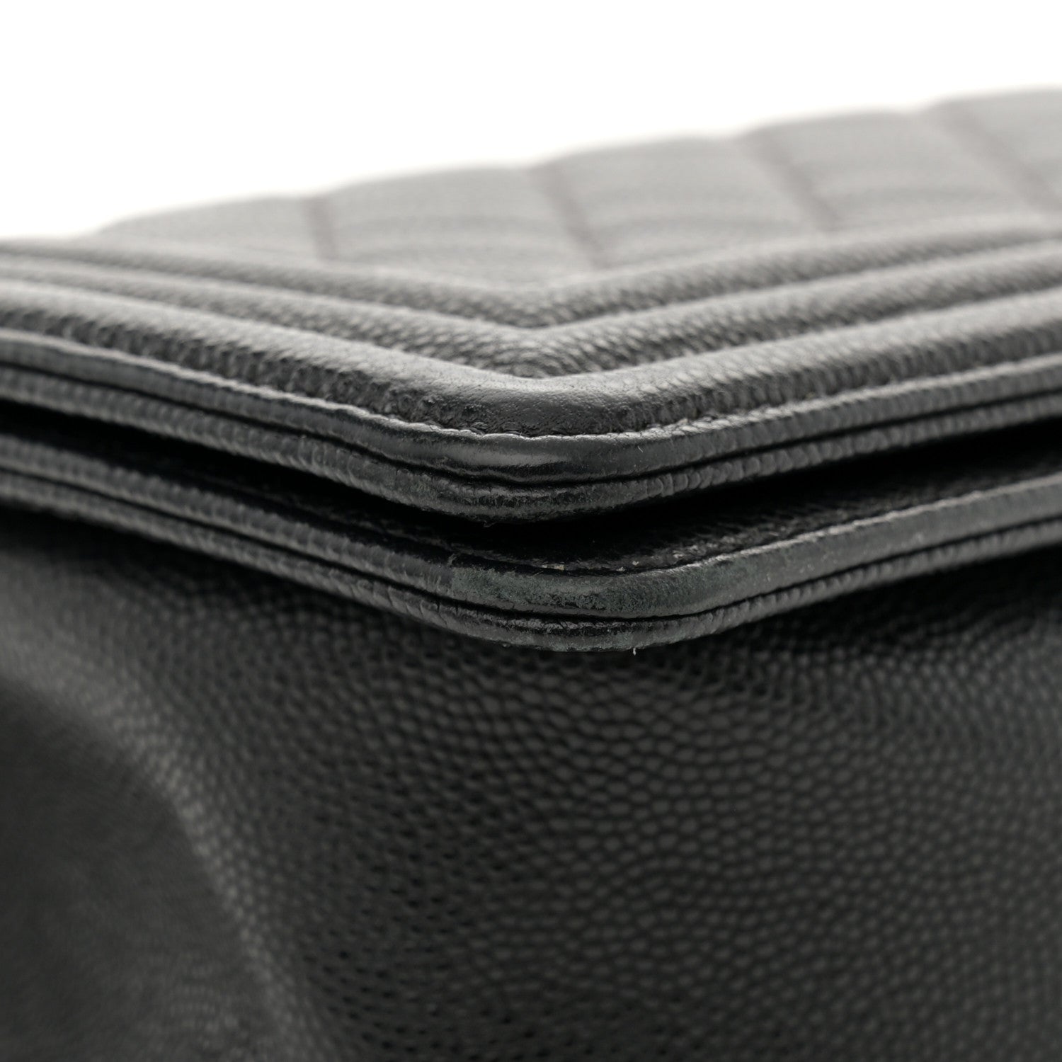 Chanel Caviar Quilted Medium Boy Flap Black 15 of 15