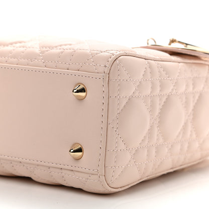 Christian Dior Lambskin Cannage Small Lucky Badges My Lady Dior Pink 9 of 10