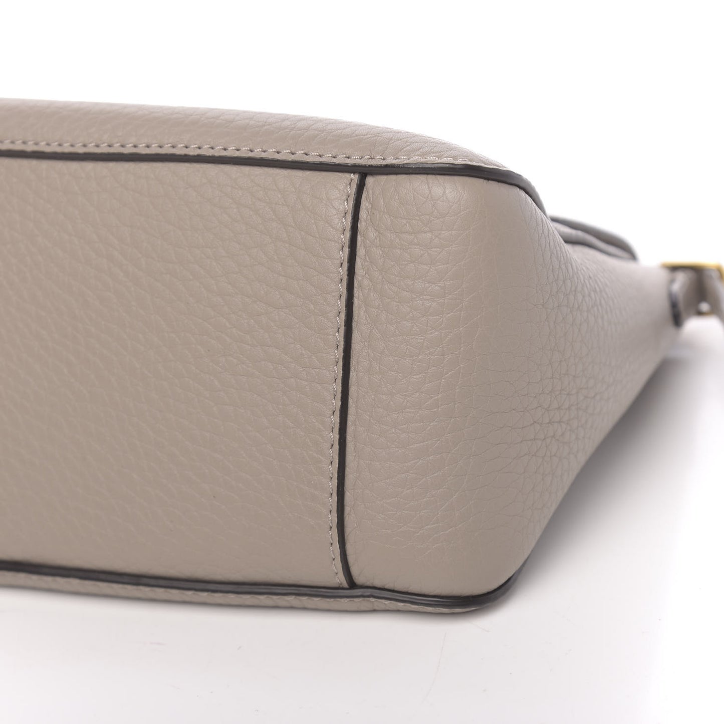 Heavy Grain Calfskin Mini Keeley Solid Grey