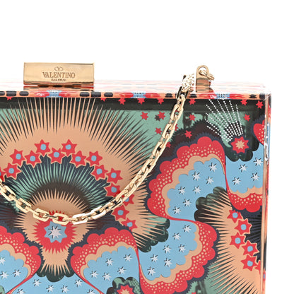 Valentino Garavani Plexiglass Volcano Print Minaudiere Bag Multicolor 6 of 11