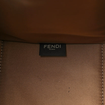Fendi Technical Fabric Plexiglass FF Medium Fendi Sunshine Shopper Tote Sand 8 of 12