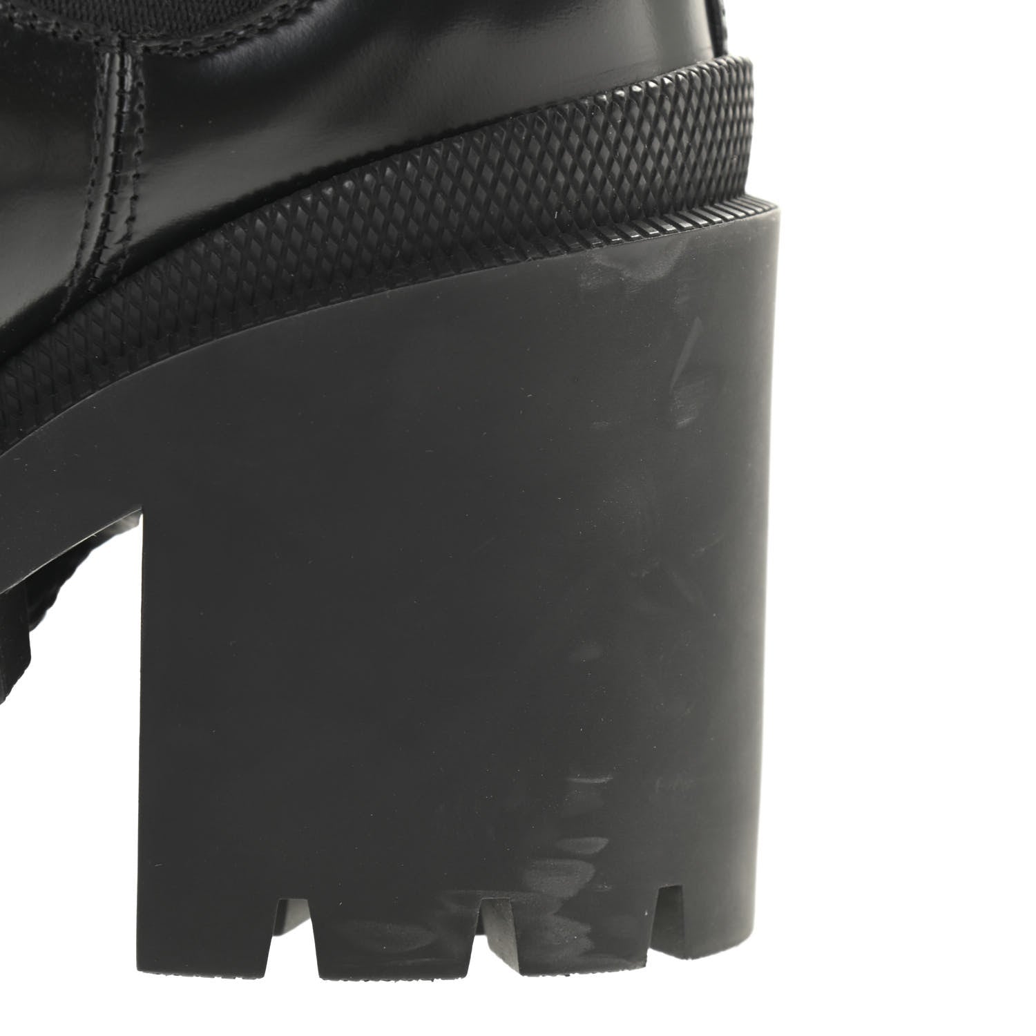 Gucci Calfskin Crystal GG Trip Chelsea Ankle Boots 36.5 Black 12 of 14