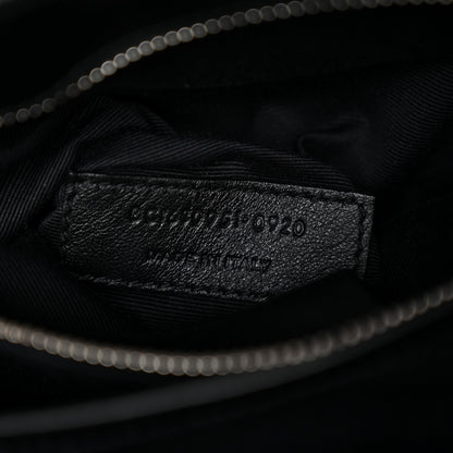 Saint Laurent Calfskin Y Quilted Monogram Toy Loulou Crossbody Bag Black 7 of 12