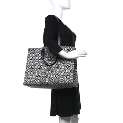 Louis Vuitton Jacquard Since 1854 Onthego GM Grey 2 of 8