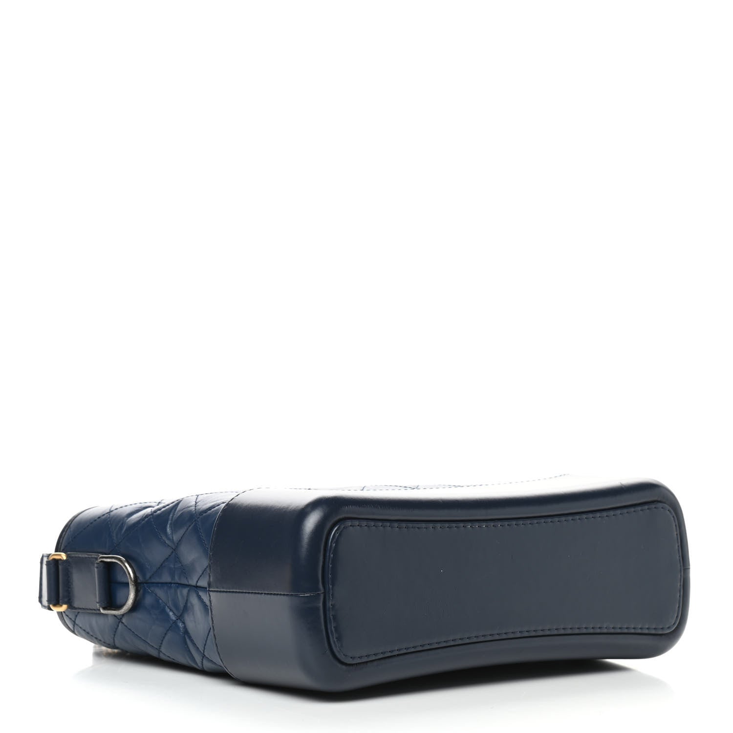 Chanel Aged Calfskin Quilted Medium Gabrielle Hobo Blue 3 of 8