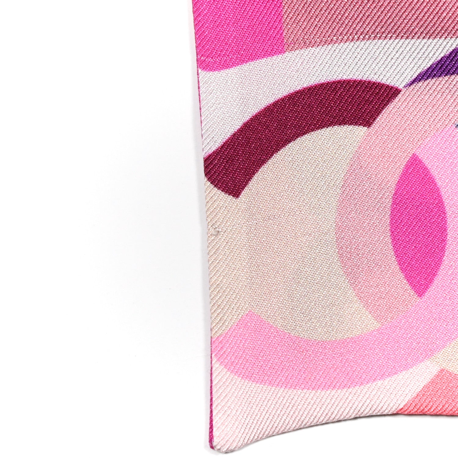 Chanel Silk CC Slim Bandeau Pink Purple Beige 7 of 7