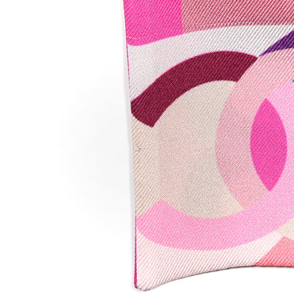 Chanel Silk CC Slim Bandeau Pink Purple Beige 7 of 7