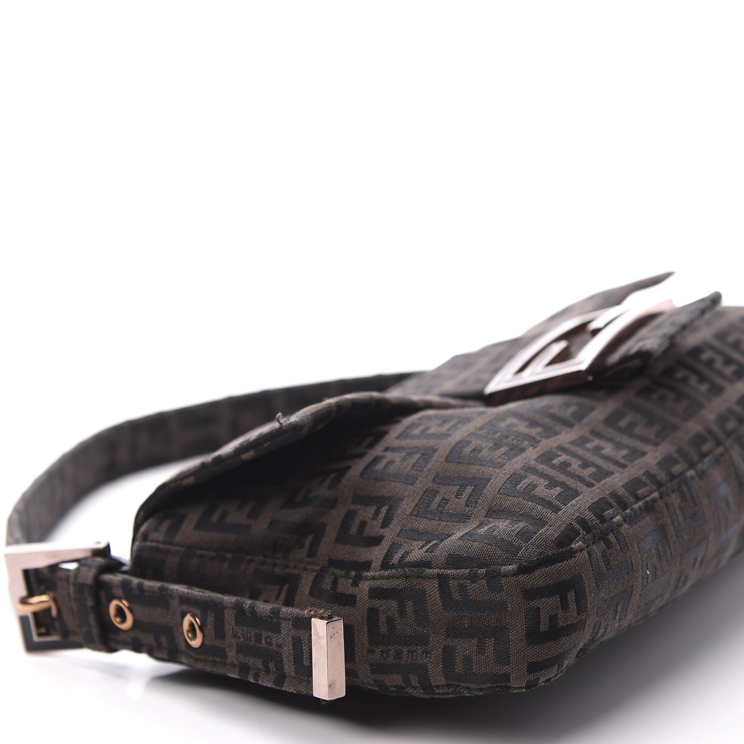 Fendi Zucchino Baguette Brown 6 of 8
