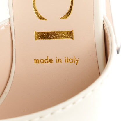 Gucci Nappa Charlotte Horsebit 40/135mm Platform Sandals 39.5 Mystic White 8 of 9