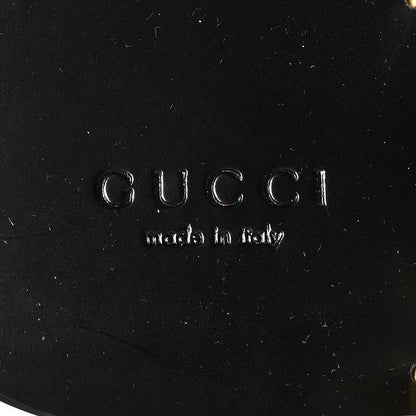 Gucci Calfskin GG Marmont Thong Sandals 37 Banana 7 of 8