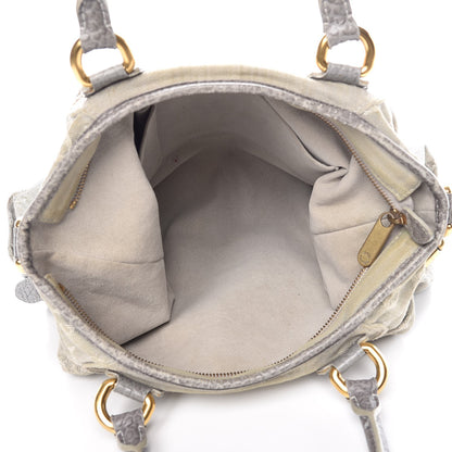 Louis Vuitton Denim Neo Cabby MM Grey 6 of 21