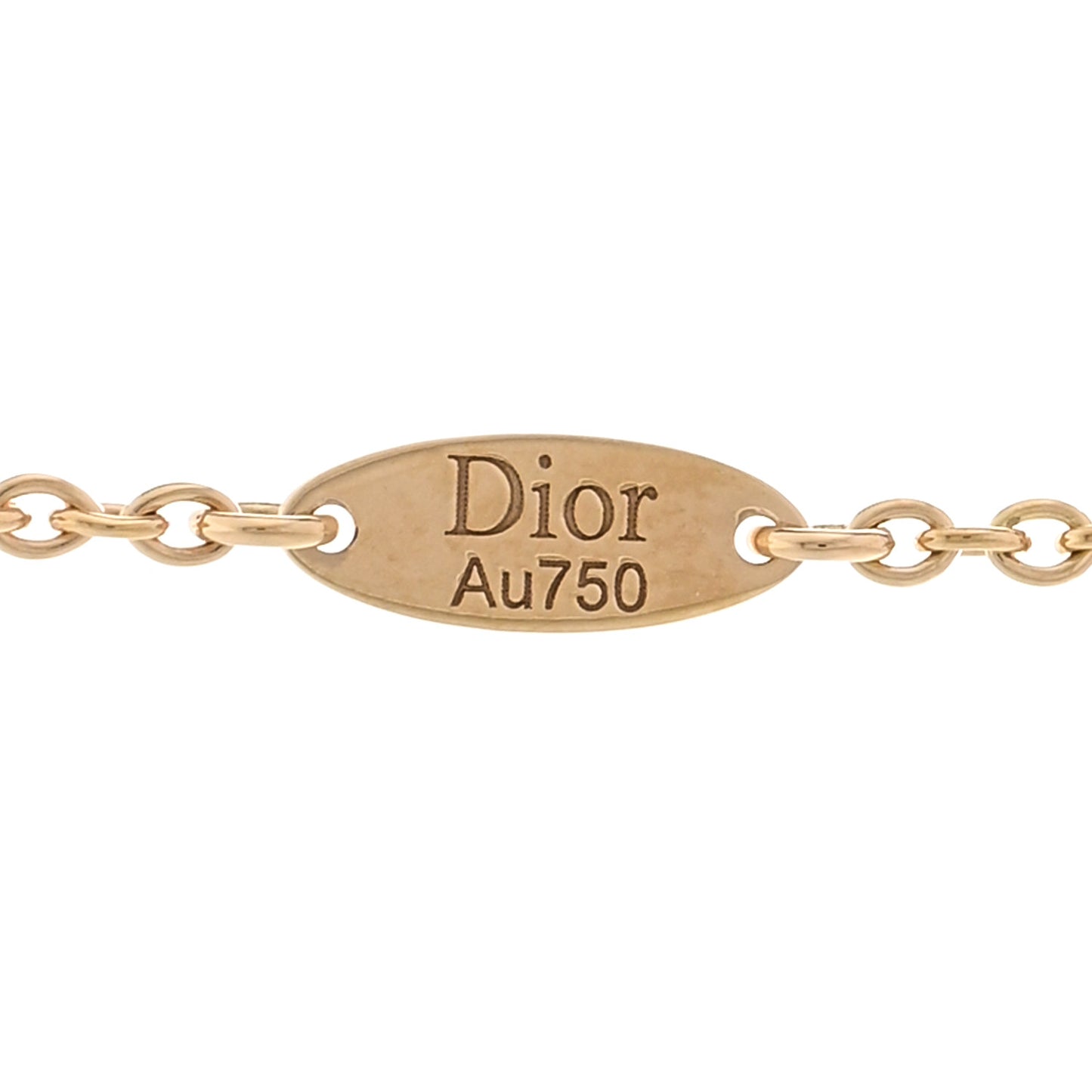 18K Yellow Gold Diamond Dioramour Pendant Necklace