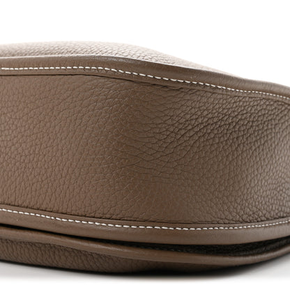 Hermes Taurillon Clemence Evelyne III PM Etoupe 10 of 10