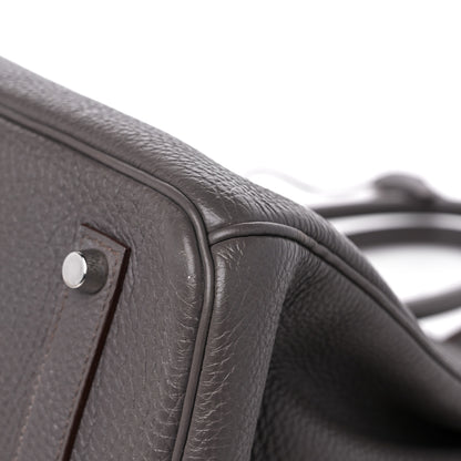 Hermes Togo Birkin 35 Etain 9 of 15