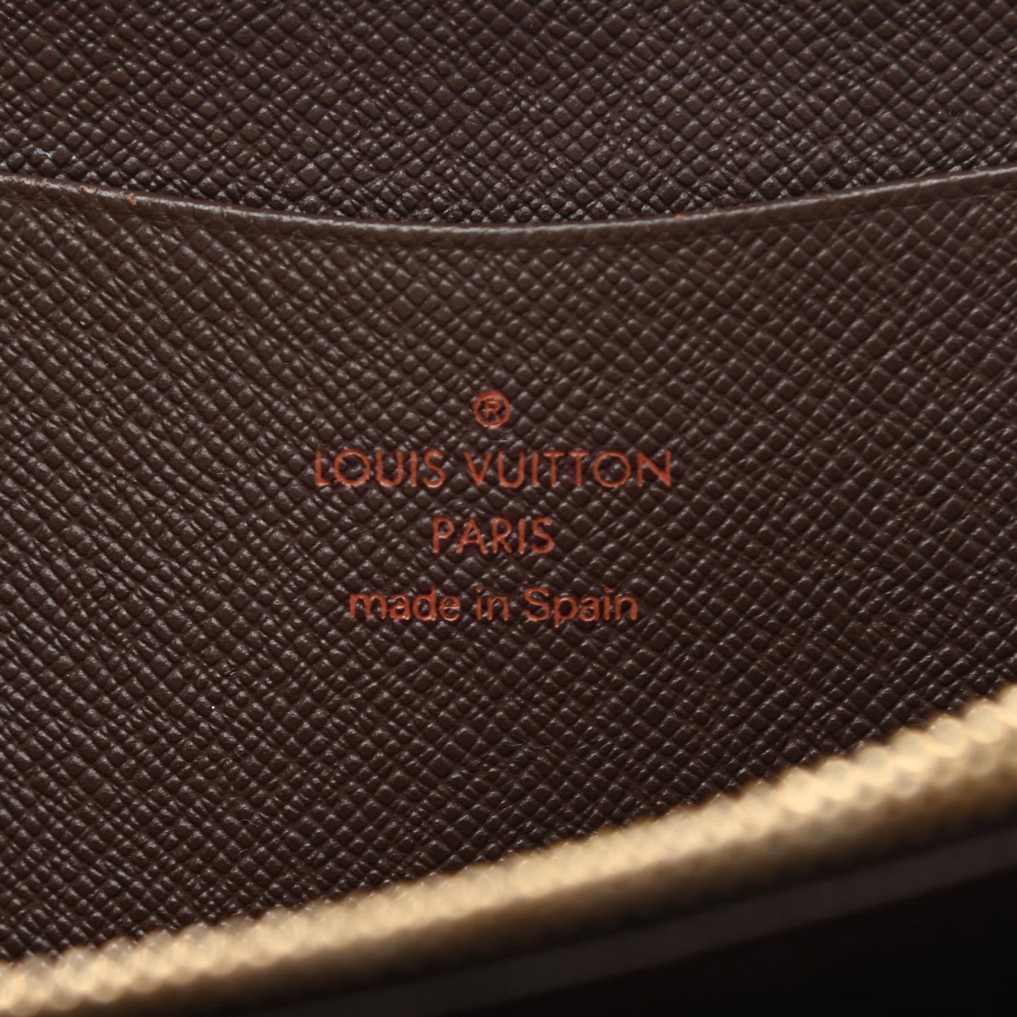 Damier Ebene Porte-Monnaie Zippe Zippy Wallet