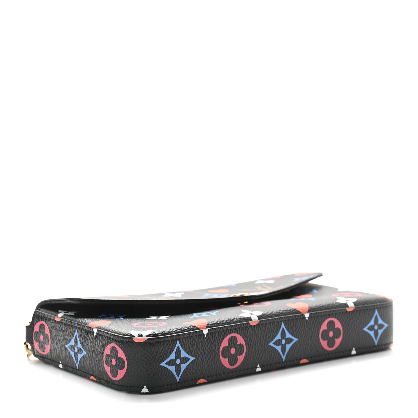 Game On Felicie Chain Wallet Black