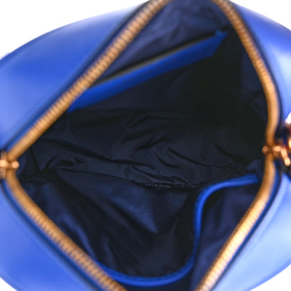 Versace Calfskin Mini La Medusa Messenger Bag Blue 5 of 9