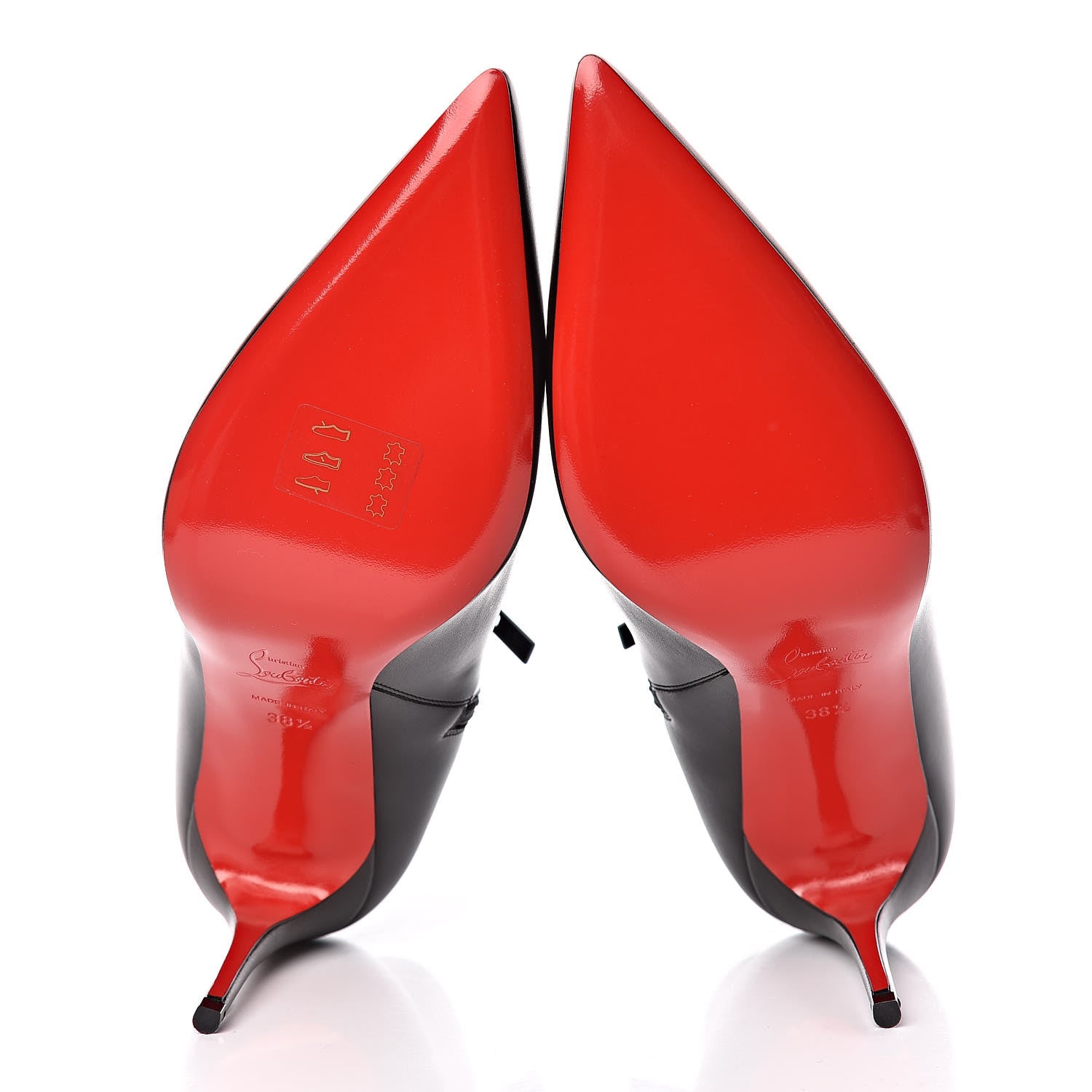 Christian Louboutin Calfskin So Kate Booty 85 Ankle Boots 38.5 Black 5 of 8