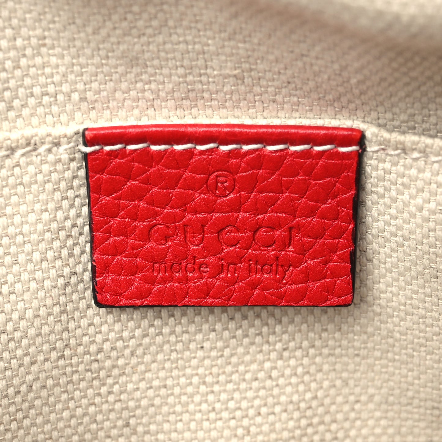 Pebbled Calfskin Small Soho Disco Bag Tabasco Red
