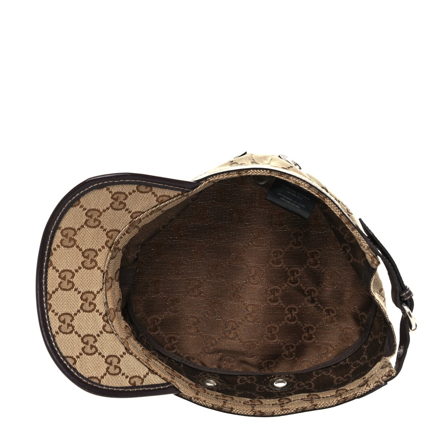 Monogram Military Hat XL Brown