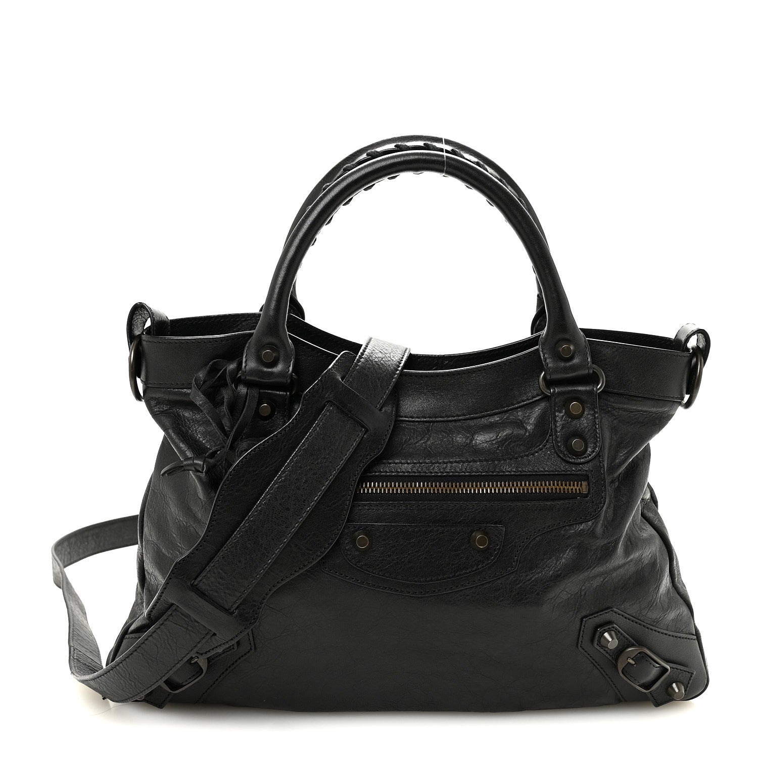 Balenciaga Agneau Classic Hardware Town Black 1 of 10