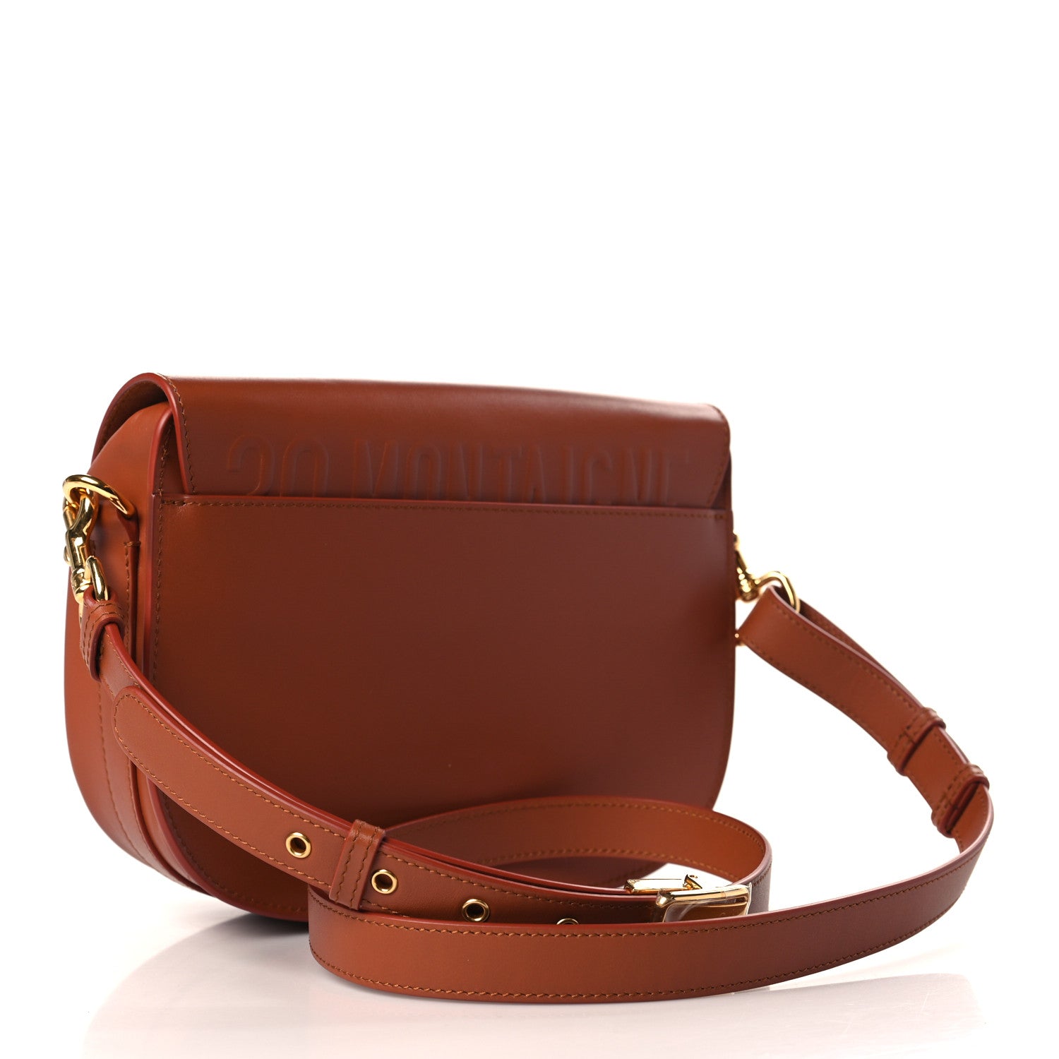 Christian Dior Box Calfskin Medium Bobby Flap Dark Tan 3 of 9