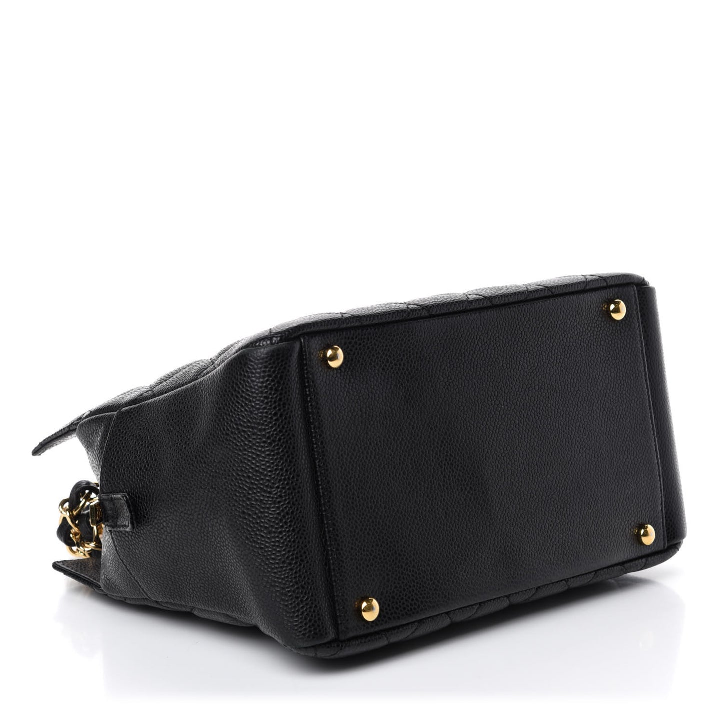 Caviar Quilted Petit Timeless Tote PTT Black