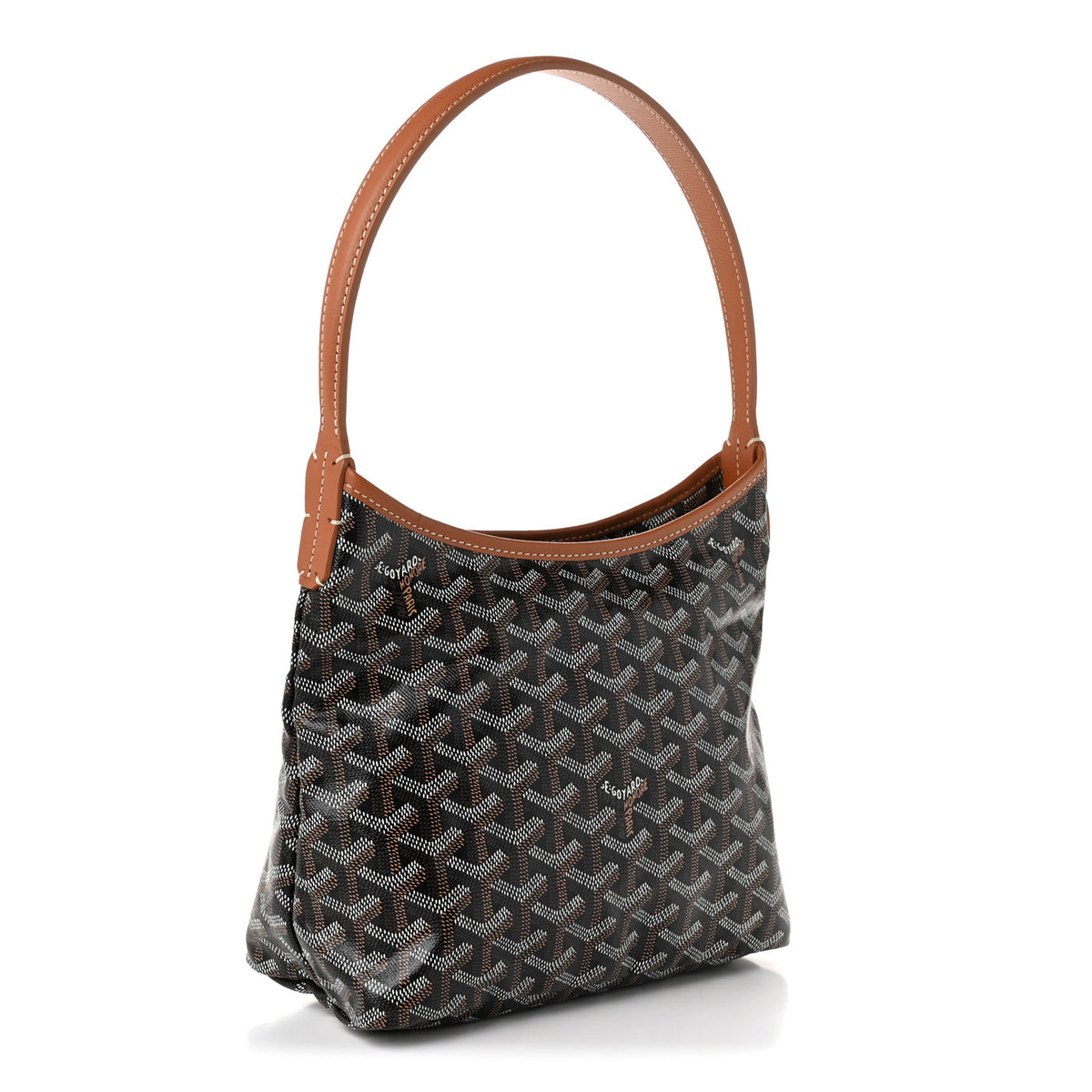 Goyardine Mini Boheme Hobo Black Gold