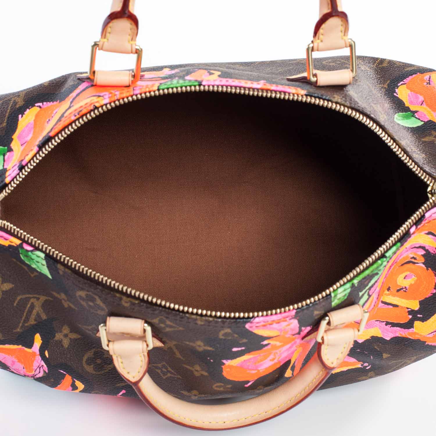 Louis Vuitton Monogram Roses Speedy 30 8 of 9