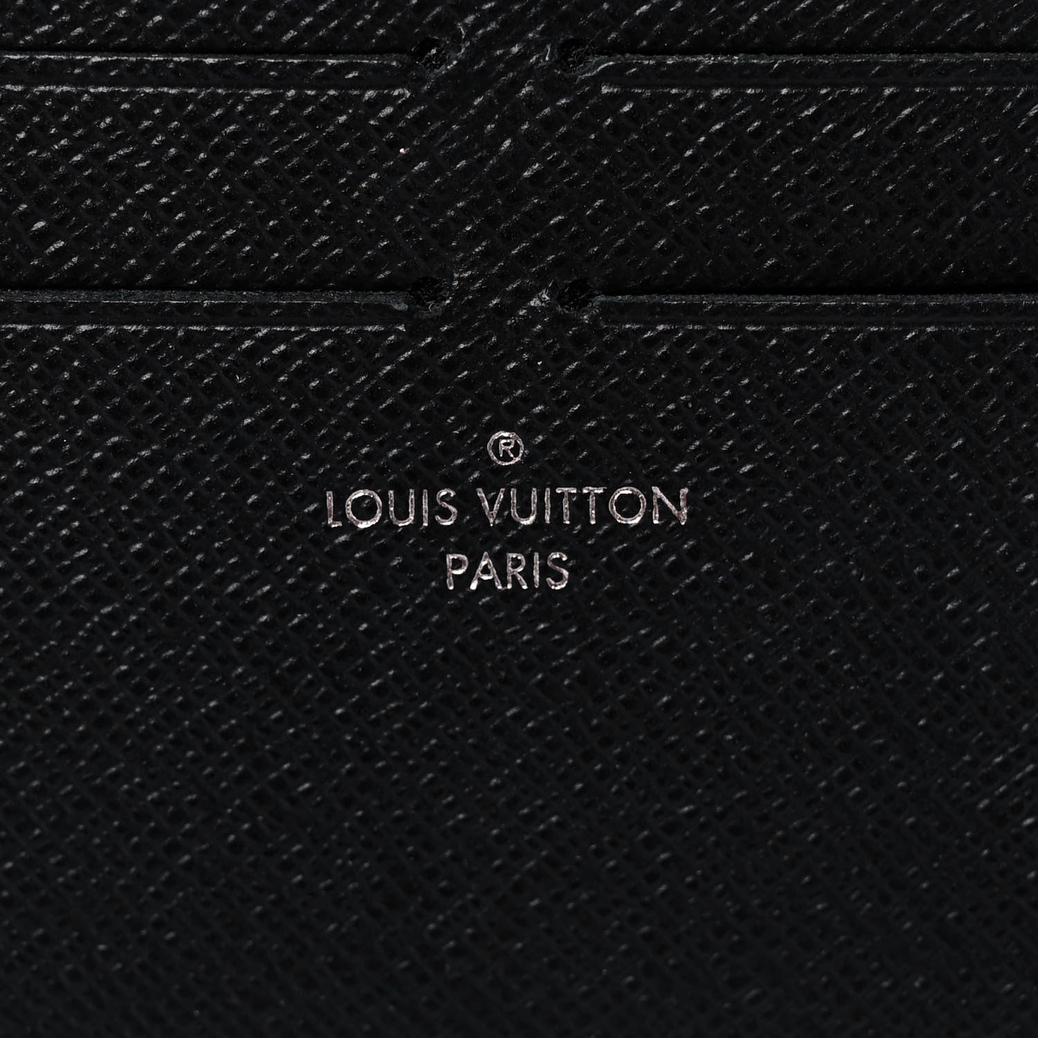 Louis Vuitton Calfskin Felicie Chain Wallet Card Holder Insert Black 6 of 10