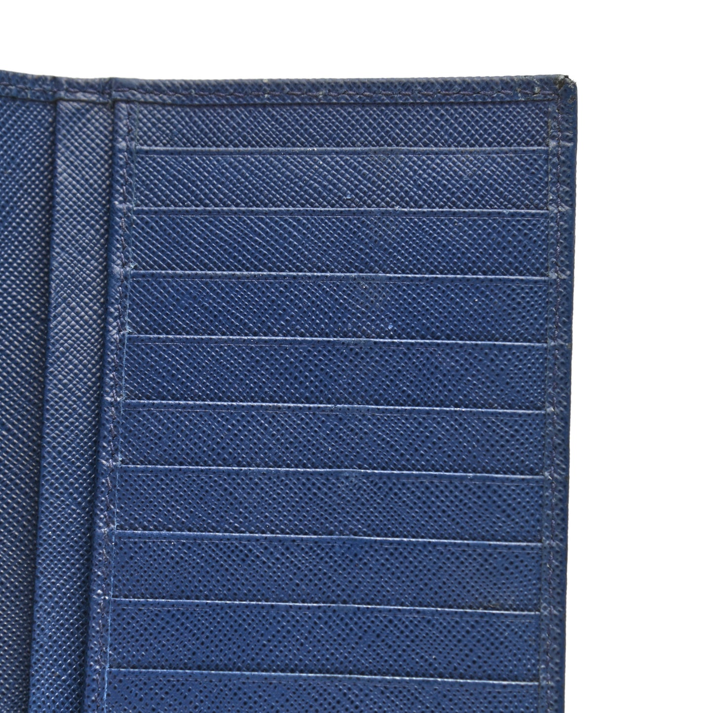 Saffiano Long Wallet Bluette