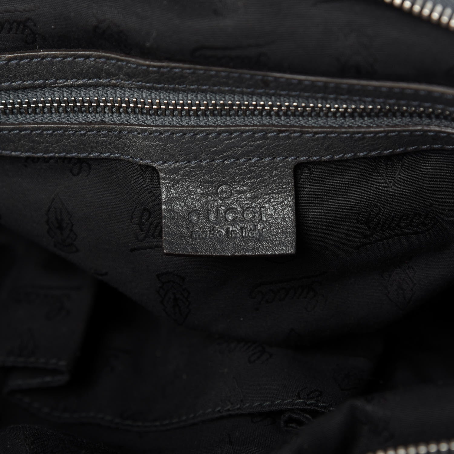 Gucci Suede Icon Bit Large Boston Grey 8 of 9