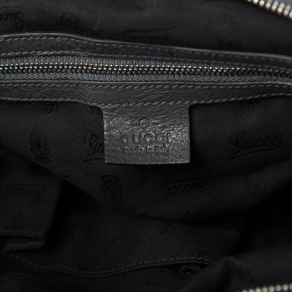 Gucci Suede Icon Bit Large Boston Grey 8 of 9