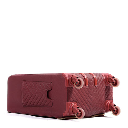 Chanel Calfskin Chevron Quilted Coco Case Trolley Red 3 of 6