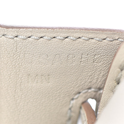 Hermes Swift Birkin 25 Gris Perle 6 of 33
