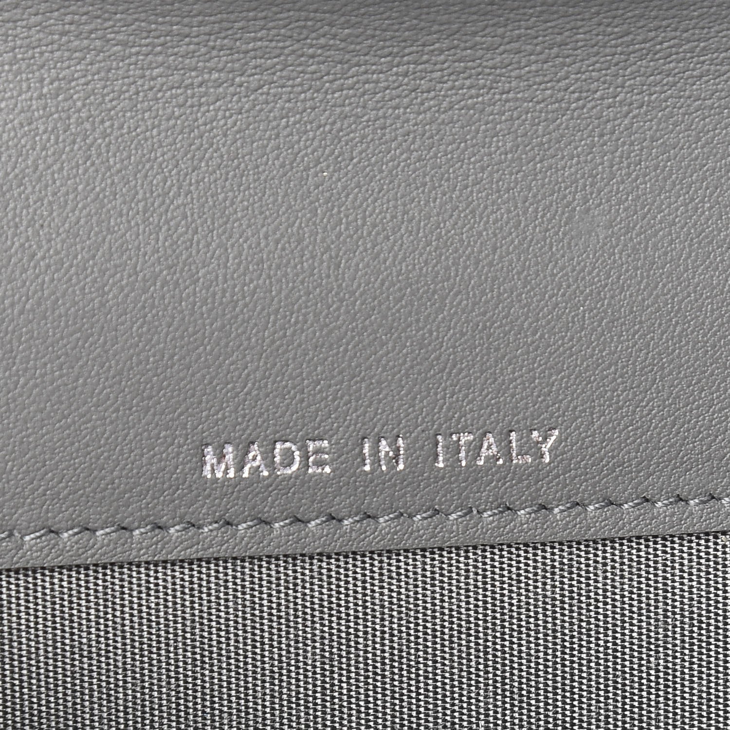 Chanel Lambskin Quilted Boy Card Holder Wallet Grey 6 of 7