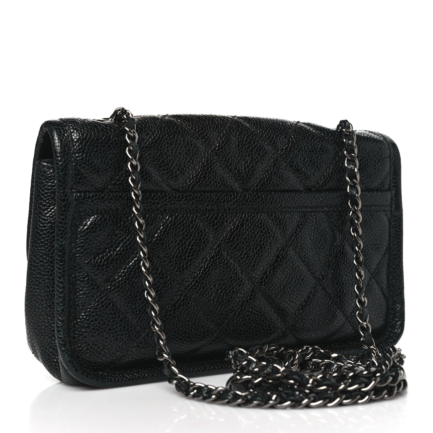 Caviar Small Natural Beauty Flap Black