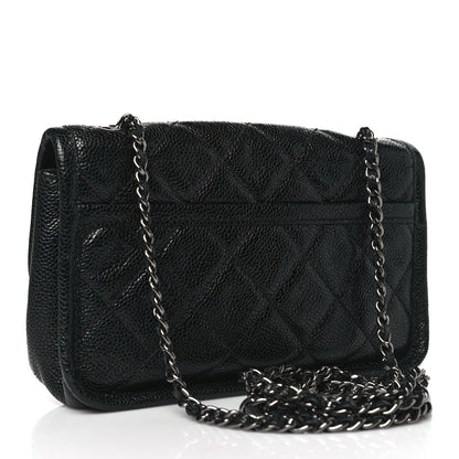 Chanel Caviar Small Natural Beauty Flap Black 3 of 11