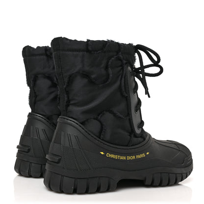Christian Dior Rubber Nylon D-Venture Boots 38.5 Black 4 of 8