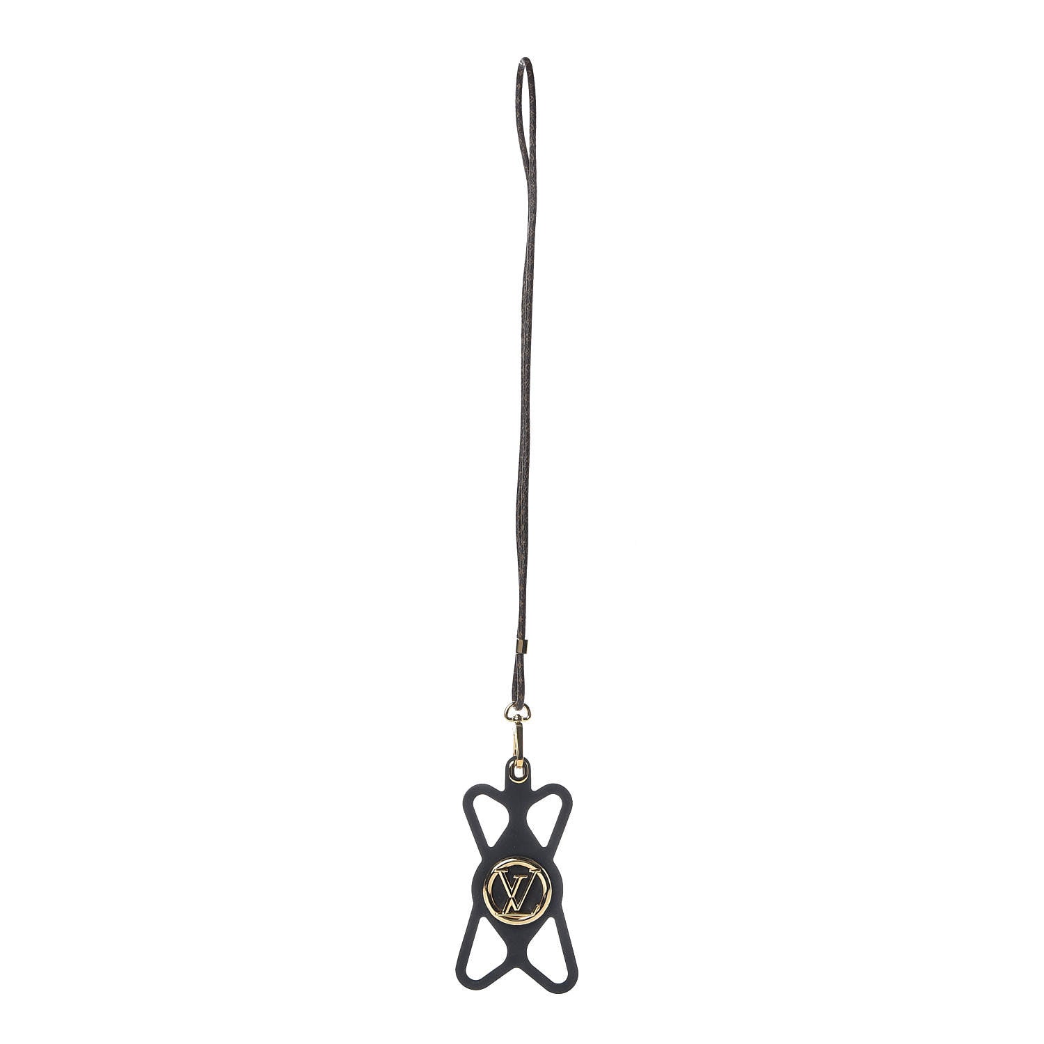 Louis Vuitton Monogram Silicone Louise Phone Holder Black 4 of 5