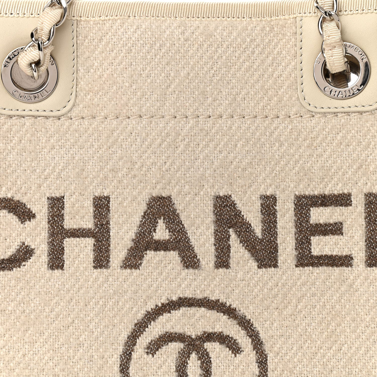 Chanel Mixed Fibers Small Deauville Tote Ecru 8 of 11