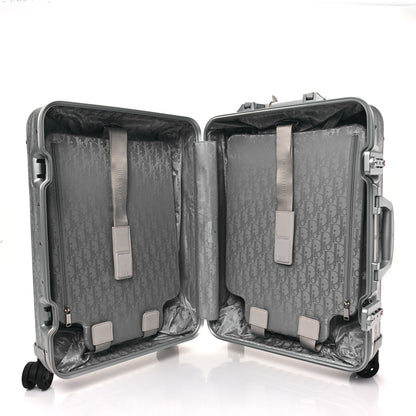 Christian Dior X RIMOWA Aluminum Gradient Cabin Luggage Silver 4 of 12